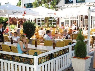 Biergarten im Hotel-Landrestaurant Schnittker