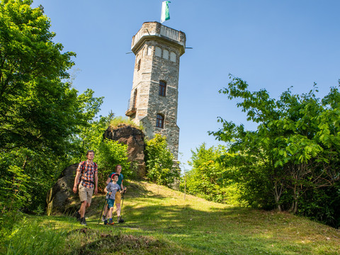 Zschopautalweg Bismarckturm in Thermalbad Wiesenbad