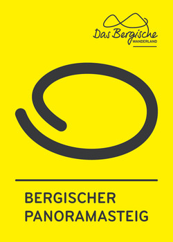 Bergischer Panoramasteig Markierungszeichen