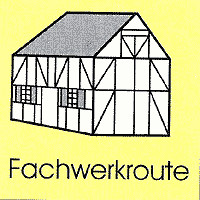 Markierungszeichen Fachwerkroute