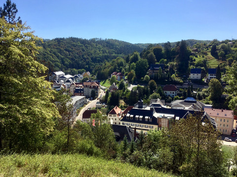 Blick auf Glashütte