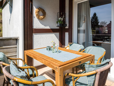 Ferienhaus Wildwechsel in Herzberg OT Lonau -Balkon