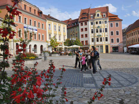 Familienstadtführung auf dem Bautzener Hauptmarkt