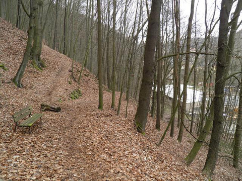 Heilige Hallen mit dem ehemaligen Standort von Gessners Büste