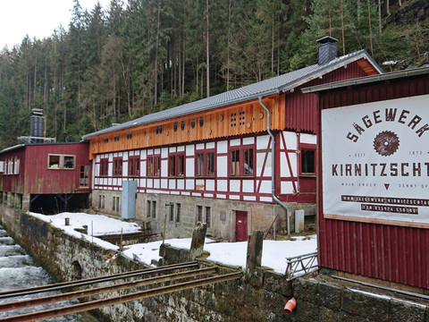 Sägewerk im Kirnitzschtal