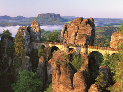 Basteibrücke in der Sächsischen Schweiz