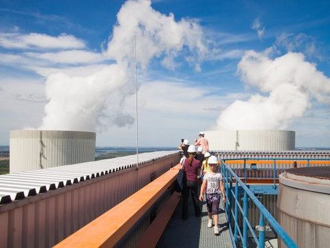 Kraftwerk Lippendorf mit Infozentrum