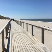 Holzsteg am Sylter Strand