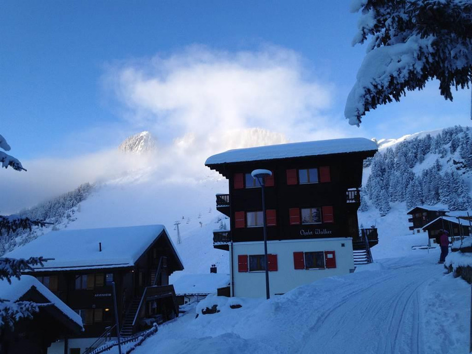 Chalet Walker im Winter 2