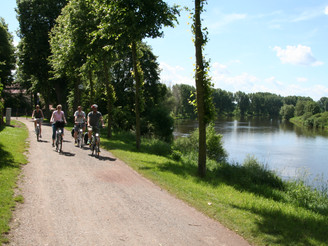 Radfahrer in Nienburg