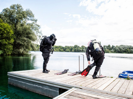 Tauchen im Kreidesee