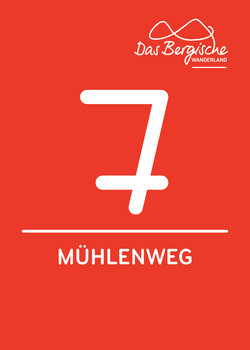 Markierungszeichen Mühlenweg