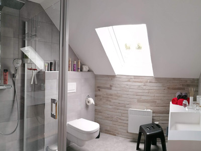 Ferienhäuser im Barbarossaweg Hasselfelde - Bad im Obergeschoss