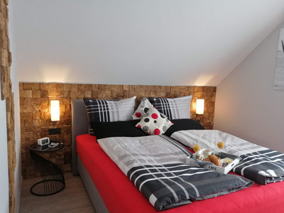 Ferienhäuser im Barbarossaweg Hasselfelde - kleines Schlafzimmer