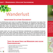 VitalWanderWelt Wanderweg südlicher Sachsenring - Wanderlust