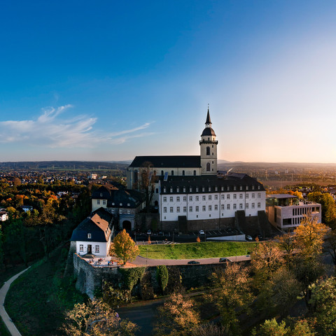Drohnenaufnahme Abtei Michaelsberg