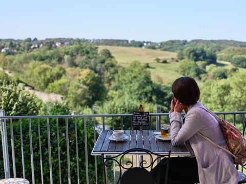Ausblick von der Terrasse