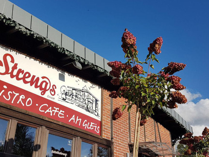 Streng's Bistro & Café am Gleis | Außenansicht