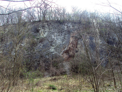 Salzgitter-Bad, Steinbruch am Wanderweg 6 und 7