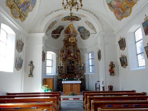 St. Sebastians Kapelle in Geschinen