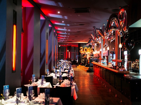 Restaurant area at the event venue Panorama Tower - Plate of Art | Leipzig Convention Bureau Restaurant area Kapstadt at the event venue Panorama Tower - Plate of Art - presented by Leipzig Convention Bureau