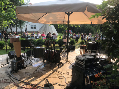 Eulenhof in Hörden am Harz - Veranstaltung auf der Terrasse