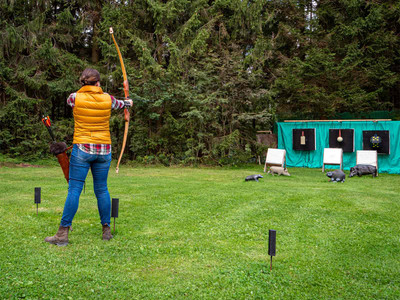 3D-Bogenparcours in Clausthal-Zellerfeld - Wiese