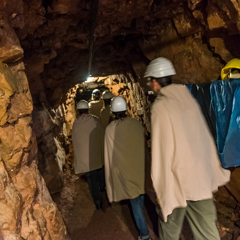 Besucherbergwerk Freudenstadt Gruppe Fuehrung Besucherbergwerk Freudenstadt Gruppe Fuehrung