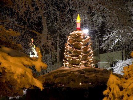 Die Lichter sind angezündet