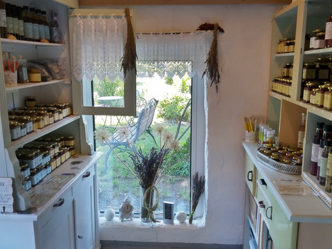 Lavendellädchen von Innen