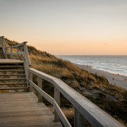 Sonnenuntergang auf dem Kliffweg Sonnenuntergang auf dem Kliffweg