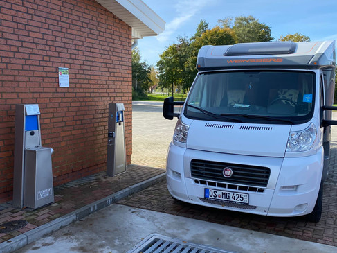 Camperplaats Kettenkamp Water aan- en afvoer