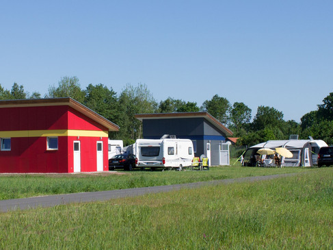 Campingpark Münsterland Eichenhof - kamperen met privé-sanitair