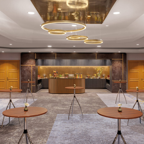 Banquet foyer Bankettfoyer im Bilderberg Bellevue Hotel DresdenBanquet foyer at the Bilderberg Bellevue Hotel Dresden