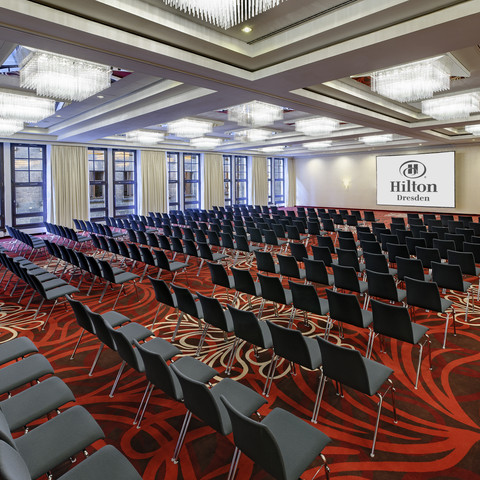 Congress Hall 1+2 at the Hilton Dresden