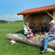 Schutz- und Picknickhütte auf dem Knipsberg