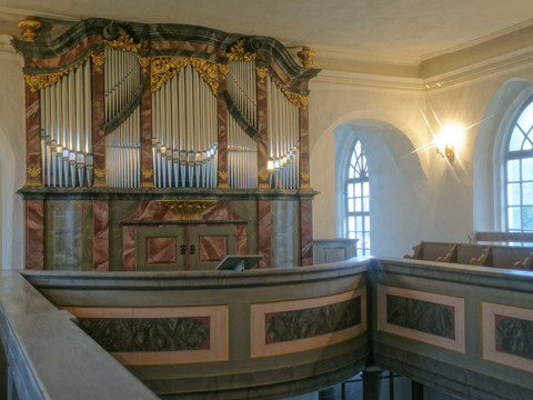 Hildebrandt-Orgel in der Kreuzkirche Störmthal