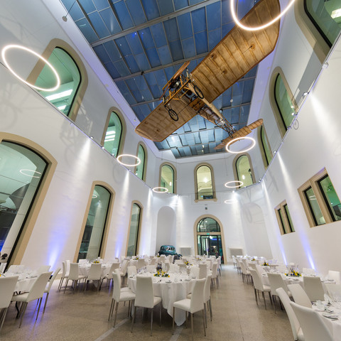 Atrium in the Transport Museum in Dresden Lichthof im Verkehrsmuseum in DresdenAtrium in the Transport Museum in Dresden