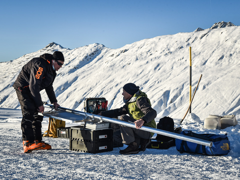 Avalanche Training Center Aufbau