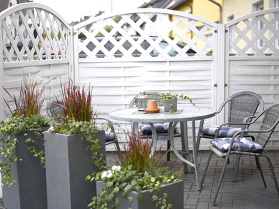 Ferienwohnung am Leeren in Duderstadt - Terrasse Ferienwohnung am Leeren in Duderstadt - Terrasse