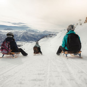 Schlitteln Moosfluh Riederalp