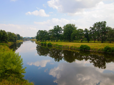 Mulderadweg near Eilenburg