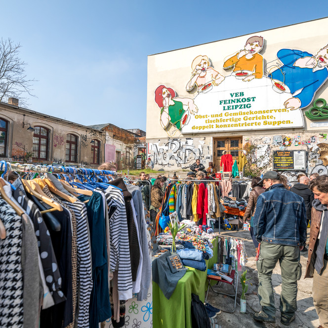 Flohmarkt auf der Feinkost Leipzig - Freizeiterlebnisse in Leipzig