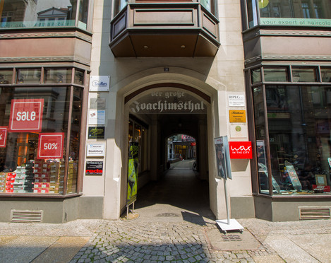Eingang Großer Joachimsthal - Architektur der Höfe und Passagen in Leipzig