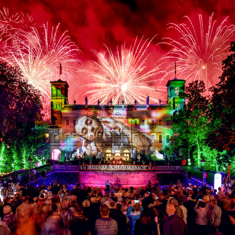 Dresdner Schlössernacht auf Schloss Albrechtsberg Dresdner Schlössernacht auf Schloss AlbrechtsbergDresden Castle Night at Albrechtsberg Castle