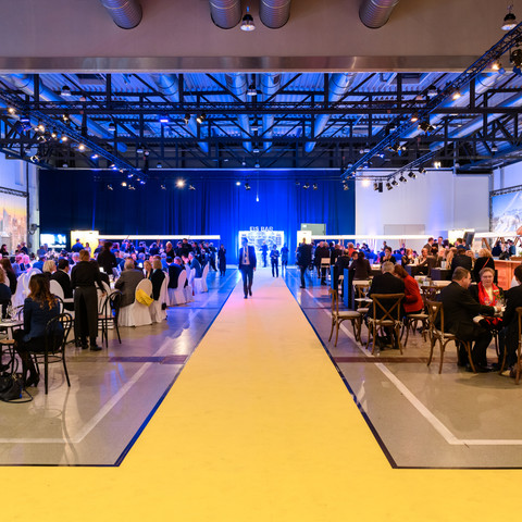 Gala in der HALLE 3 der MESSE DRESDEN