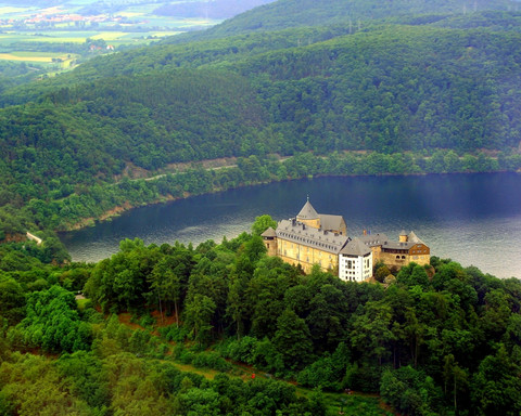 Schloss Waldeck und Edersee