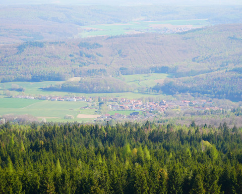 Ausblick vom Kellerwaldturm
