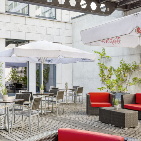 Atrium Tagungsbereich Atrium im Tagungsbereich im IntercityHotel DresdenAtrium in the conference area at the IntercityHotel Dresden