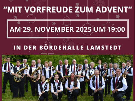 Plakat Mit Vorfreude zum Advent